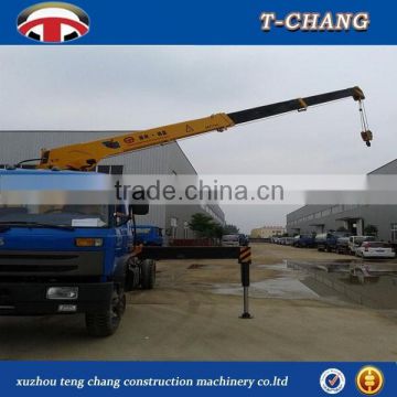 hot sale 5ton small telescopic manual hydraulic crane with ISO9001 certification