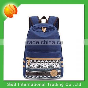 2015 new design Countryside Flora school student bag College Laptop Bags