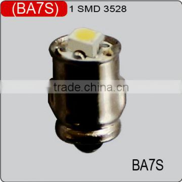 automobile bulbs 1 SMD 3528 BA7S