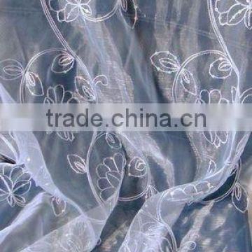 Sequin embroidery curtain fabric