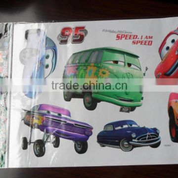 2014 hot sale custom removable 3d wall sticker,pvc vinyl removable wall sticker