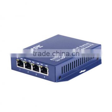 OEM 10/100M ethernet switch 4 port unmanaged half-full deplex poe ethernet switch