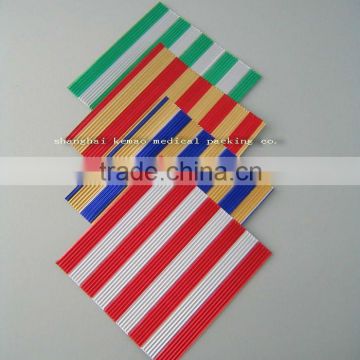 Striped Corrugated Aluminum Foil for Chocolate Packing