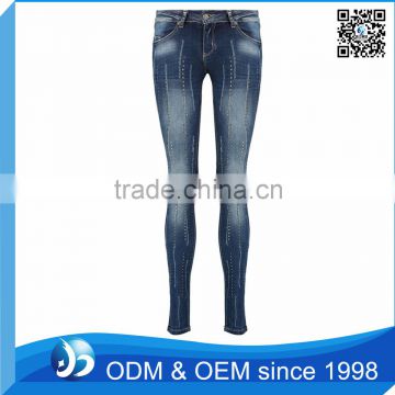 Customized New Model Jeans Pants, Scratched Jeans For Ladies