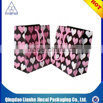folding printing promotional fresh popular hand paper bag