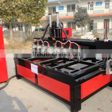 one head 8 spindle hollow relief embossment carving machine