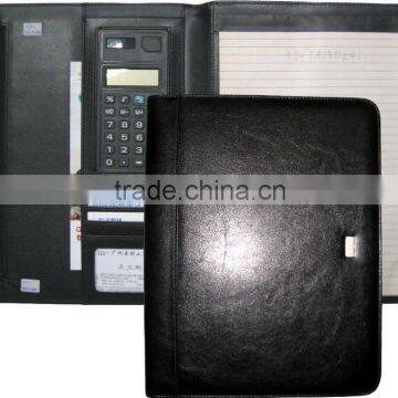 PVC MATERIAL WRITING FOLDER WITH CALCULATOR