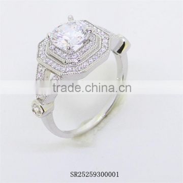 Sterling silver gemstone ring with wholesale price