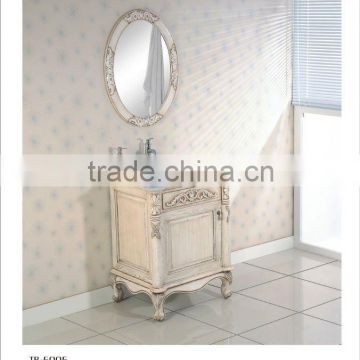 classical solid wood bathroom furniture/cabinet for EU market