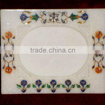 Inlay Marble Stone Decorative Handmade Picture Frame