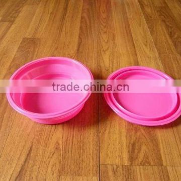 collapsible silicone food container