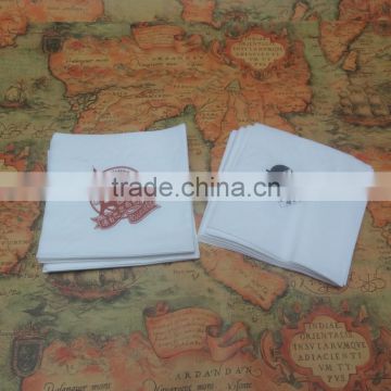 2-ply food grade paper napkin with custom design printed