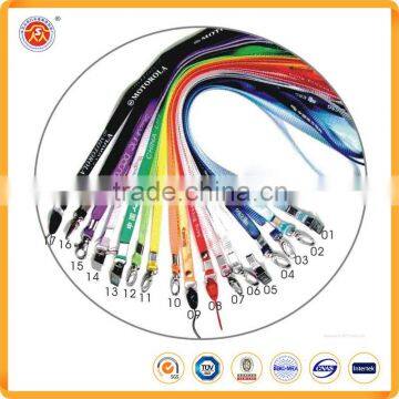 2016 in polyester customize printing lanyard with logo