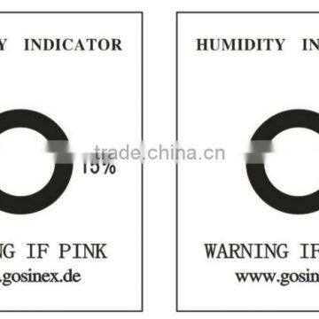 1 single dot humidity indicator label