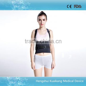 Aluminum bars padded Lumbar traction belt back & lumbar support Medical waist belt made in china