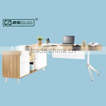 ED02 Modern Steel Wooden Office Executive Table Design