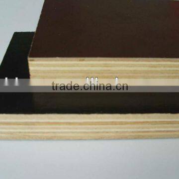 15mm black film face plywood ,laminated film faced plywood, high quality poplar film faced plywood