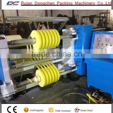 Surface type pp woven strips slitting and rewinding machine