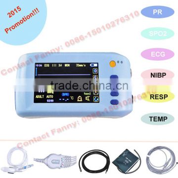factory price!!! Touch Screen 7 Inch Handheld multi-parameter Patient Monitor RPM-8000B