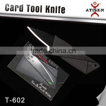 Folding Credit Card Knife with stainless steel blade