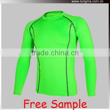 Compression Shirts Custom ,Sublimation Printed Short Long Sleeve Rash Guard Wholesale