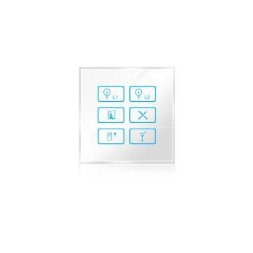 Wireless infrared wifi remote control networking zigbee lighting touch panel switch  curtain motor