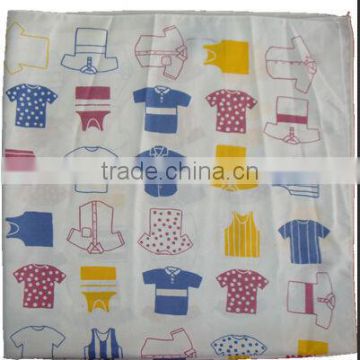 high quality promotional polyester / cotton printed head scarf