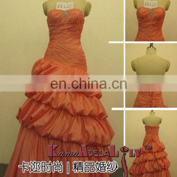LAS28 Sweetheart with bead and special skirt wedding gown