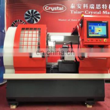WRM26H alloy wheel cnc lathe scratch repair machine with automatic digital touch probe
