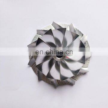 CT26  20T 11+0 Blades  45.82/64.89mm high performance  Turbo milling/aluminum 2618/billet compressor wheel