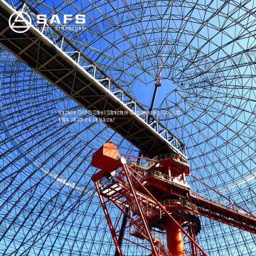 SAFS high strength & light weight steel structure according to the load dome dry coal bunker design