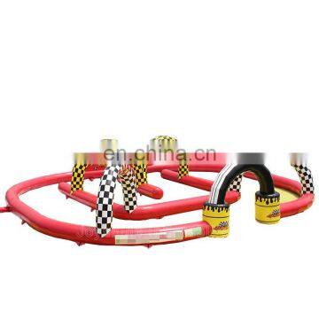 Interactive Game Competition Track Inflatable Car Race Track For Sale