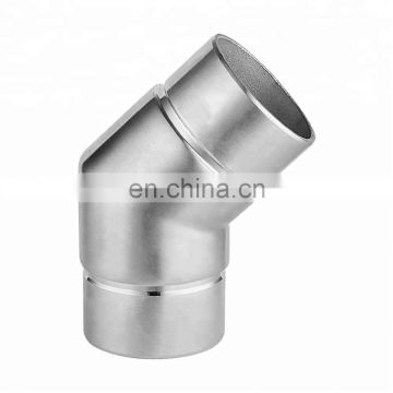 Sonlam T-07, stainless steel handrail pipe elbow 135 degree tube connector