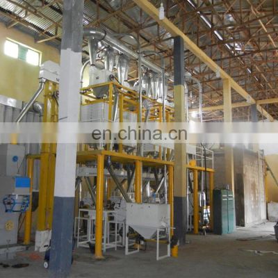 40 tons per day flour processing machine for low cost build automatic wheat flour plant in Ethiopia