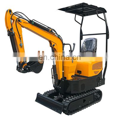 Low price 1ton crawler mini small excavator digger prices  hydraulic steering engine diesel mini excavators for sale
