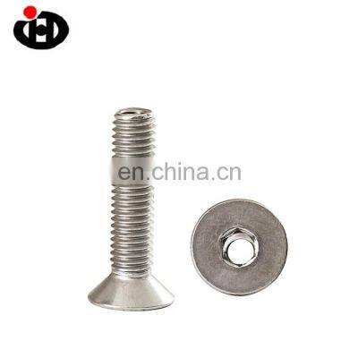 High Tensile JINGHONG Stainless Steel Hollow Csk Allen Screw