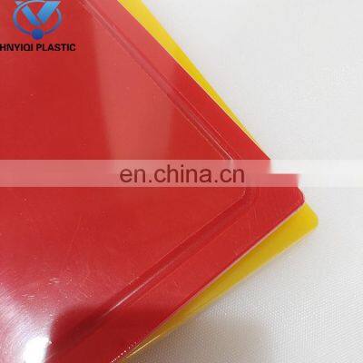 Food Healthy Eco-friendly Square PE Plastic Cutting Board Chopping Block For Kitchen