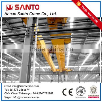 China Factory Price ce double beams 50t heavy duty hanger overhead crane
