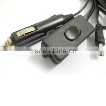 cigarette lighter car charger to dc power cable