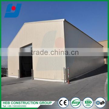 Structural steel fabrication warehouse