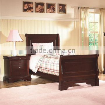 Versailles Twin Sleigh Bed / american style bedroom furniture AS-B19