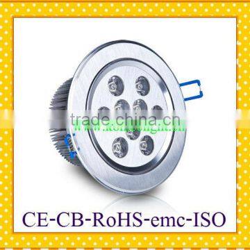 LED Down light 7W with CE-CB-RoHS-ISO