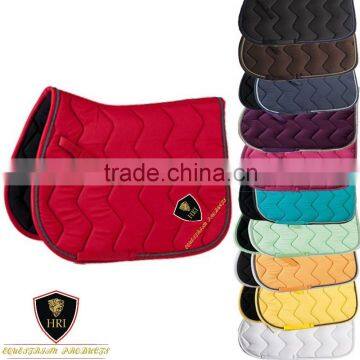 Horse Cotton Saddle Pads / Horse Riding Quilted Saddle Pads / Horse Colors Saddle Pads