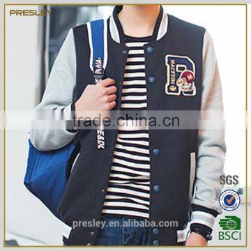 2016 wholesale price letterman jacket student hoodie sportwear young men