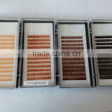 No.1 factory supplier for semi-permanent brown and black eyebrow extensions