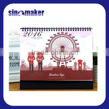 High quality 2016 wall calendar & desk calendar & spiral calendar printing