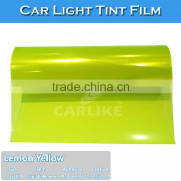 Hot Sale Sino Lemon Yellow Car Light Protection Film