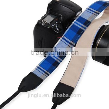 Fashion Plaid Style Camera Straps Shoulder Neck For DSLR LD-01