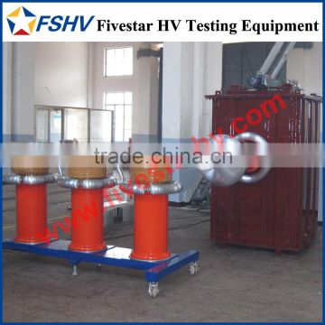 HV AC Test System with Metal Tank Reactor for XLPE Cable Factory Rountine Voltage Testing