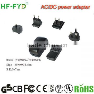 Universal travel adapter & ac dc power adapter & ac adapter with UL ,CCC,SAA,CSA,BEAB,PSE,GS,CB,FCC,BSMI,ROHS,etc---FY1202000
